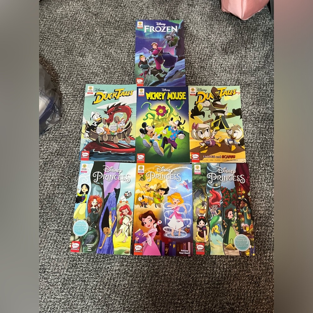 All 7 of the classic Disney comic books